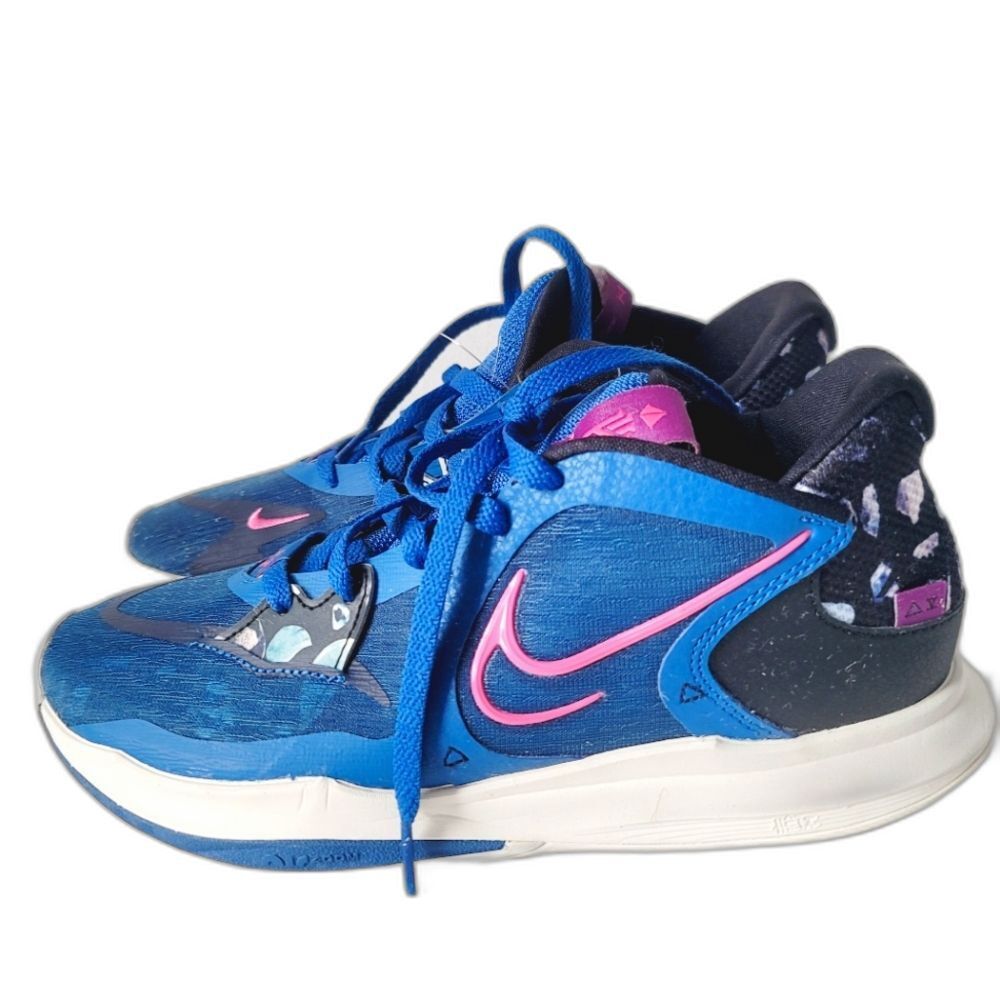 Nike Shoes Kyrie 5 Blue Black Low Basketball Sneakers Size M8